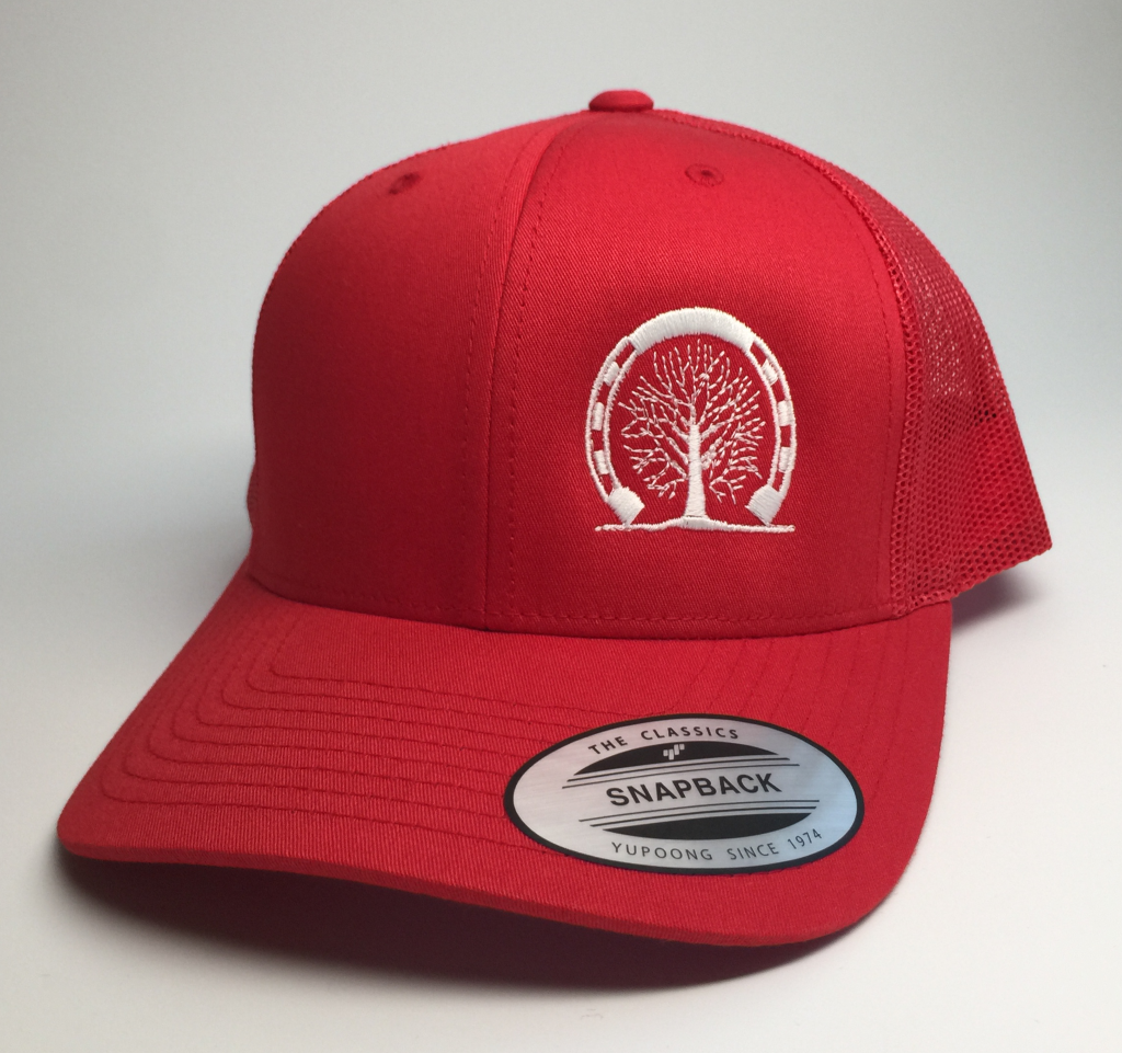 Royal Red SNAPBACK hat reincut