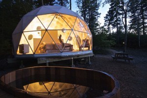 best luxury tents lighting