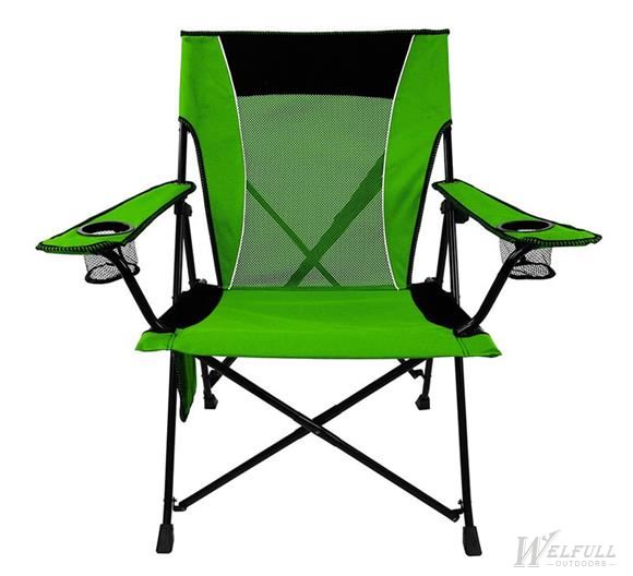 folding camping chair with cup holders