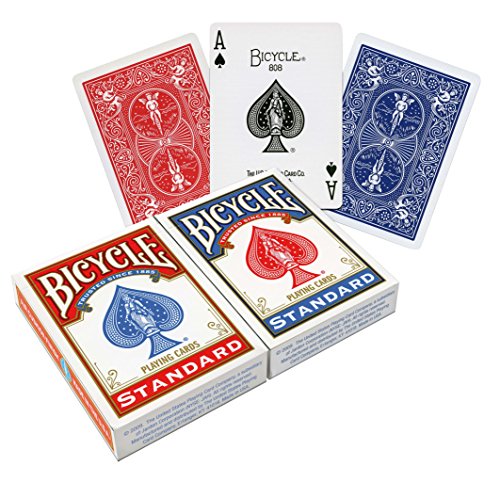 bicycle poker size standard index playing cards